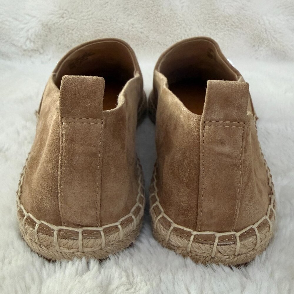 Lauren Ralph Lauren Cameryn III Chestnut Suede Espadrille size:7.5 - Picture 5 of 12